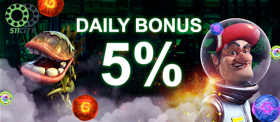 Daily Bonus 5%